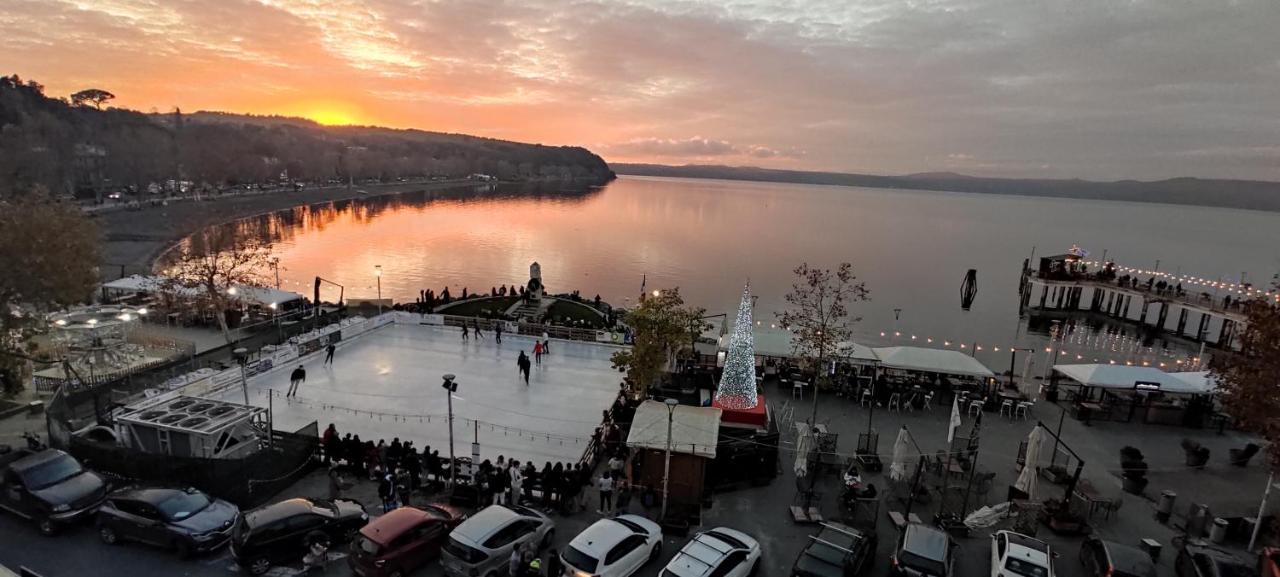 Ferienwohnung Iride Sul Lago 1 Via Principessa Jolanda 10-Piazza Del Molo Anguillara Sabazia Exterior foto